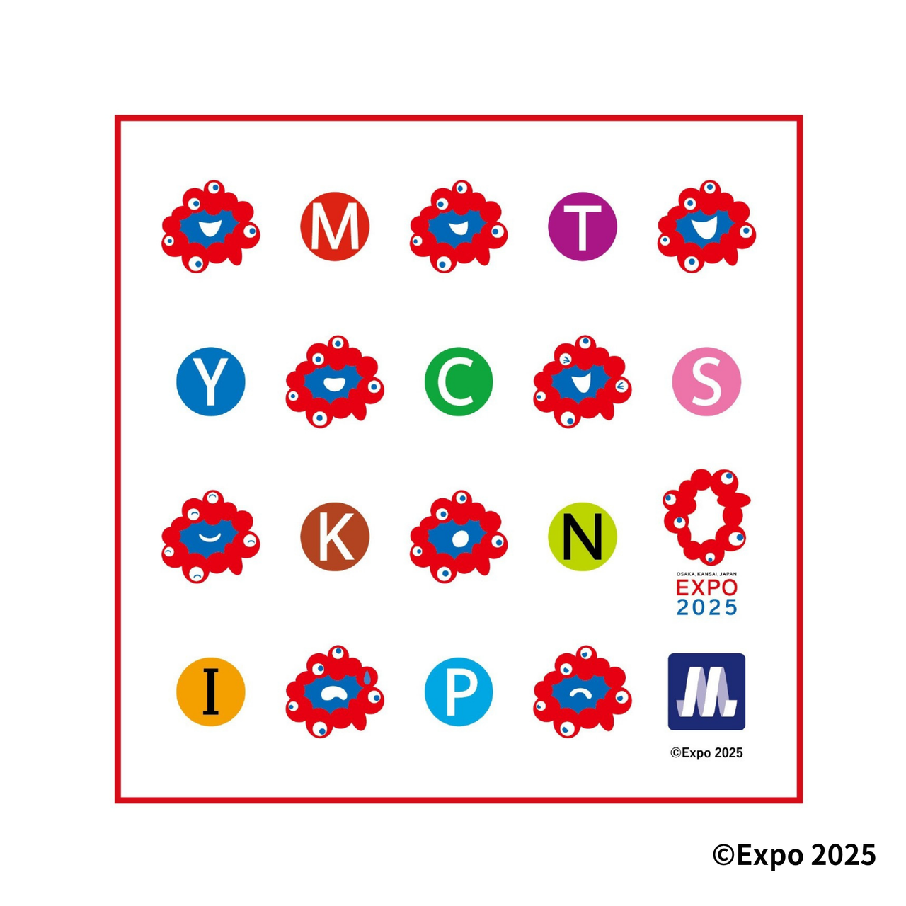 ハンドタオル（Osaka Metro EXPO2025ミャクミャク）