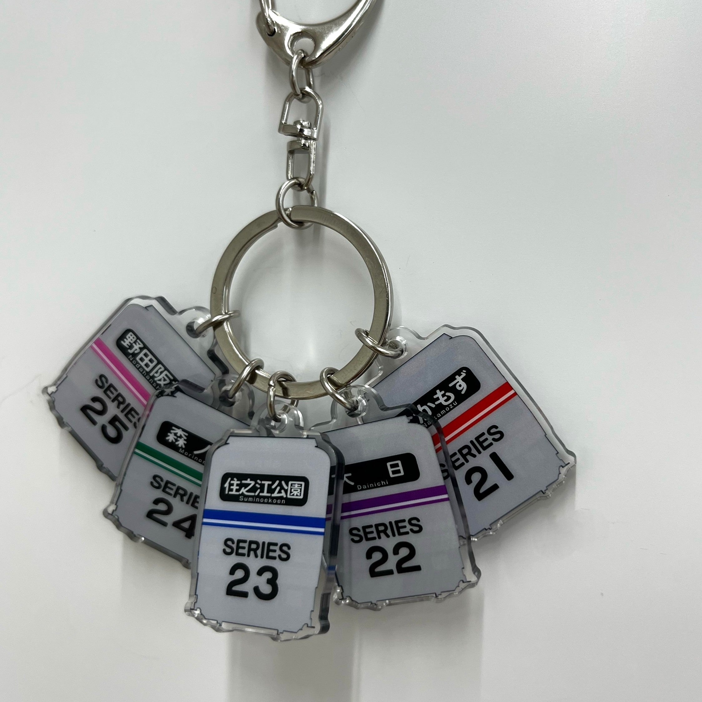 Osaka Metro ショップ 5連アクリルキーホルダー（新20系35周年
