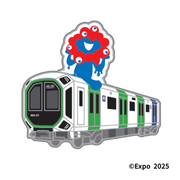 ピンバッジ（中央線400系 EXPO2025ミャクミャク カラー）